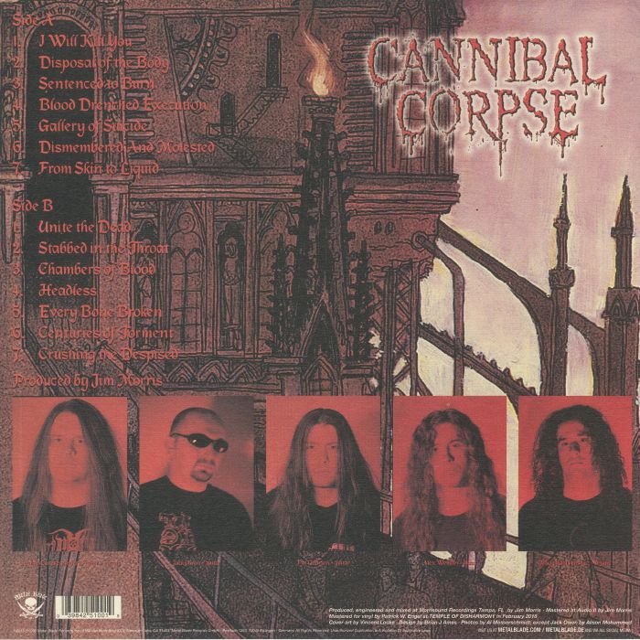 Cannibal Corpse - Gallery Of Suicide(LP+poster)