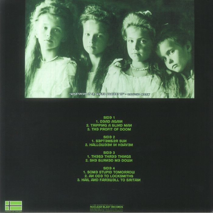 Type O Negative - Dead Again(2 LP)(White Vinyl)+booklet