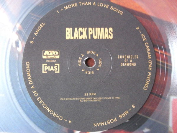 Black Pumas - Chronicles Of A Diamond(Clear Vinyl)(USA Edition)+poster