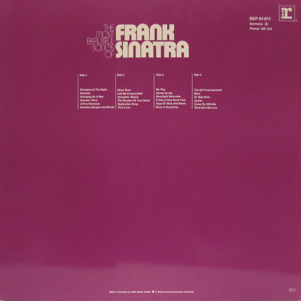 Frank Sinatra - The Most Beautiful Songs of  (2LP)