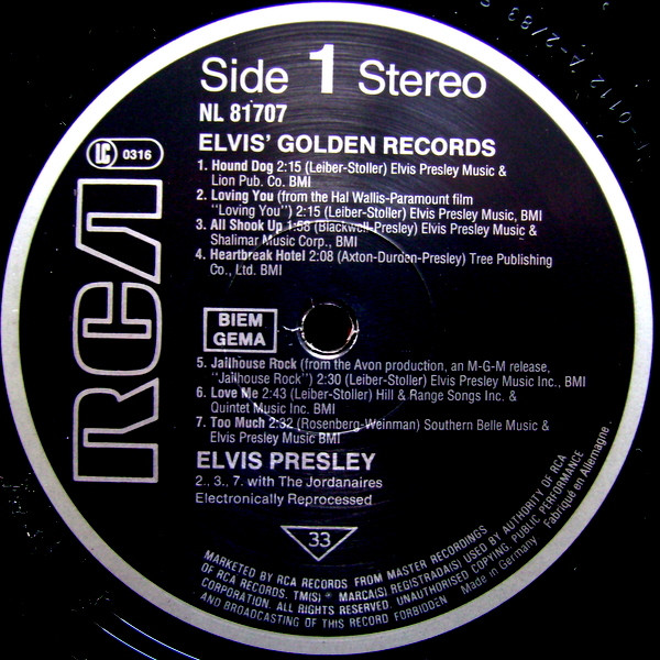 Elvis Presley - Golden Records