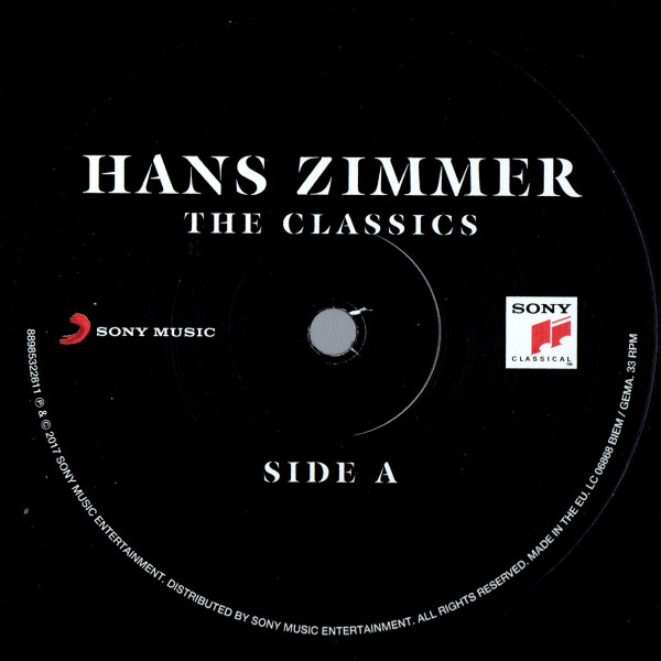 Hans Zimmer - The Classics (Limited Edition) (2LP)