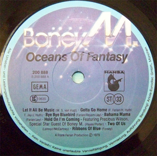 Boney M - Oceans Of Fantasy +poster