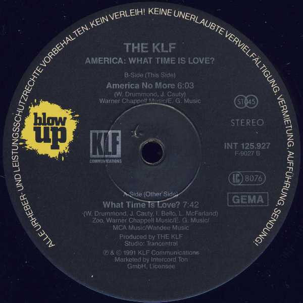 The KLF - America.What time is Love