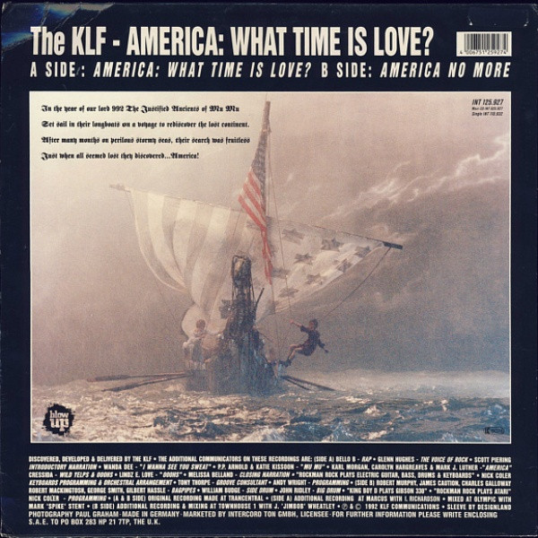 The KLF - America.What time is Love