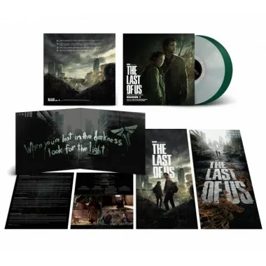 Soundtrack - Gustavo SANTAOLALLA - The Last Of Us 1(2 LP)(Clear&Green Vinyl)+poster