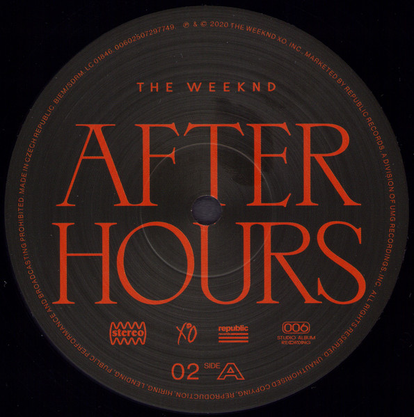 The Weeknd - After Hours (2LP)