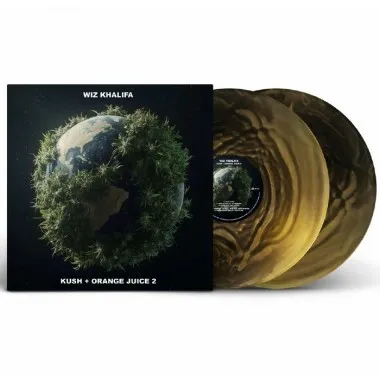 WIZ KHALIFA - Kush & Orange Juice 2(Black&Gold Ghost Vinyl)(2 LP)