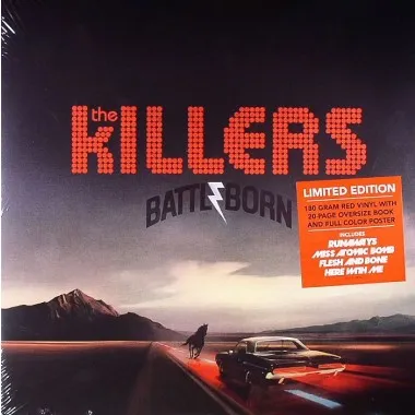 The Killers - Battle Born(2 LP)(Red Vinyl)+20 page oversize book + poster