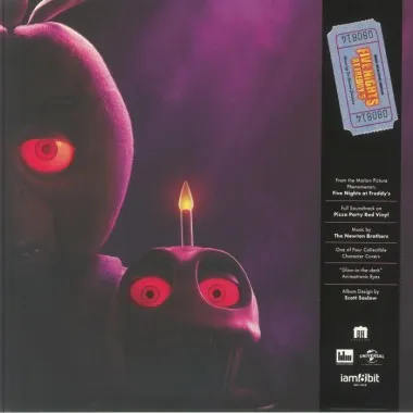 The NEWTON BROTHERS - Five Nights At Freddy's (Soundtrack)(Pizza Party Red Vinyl)