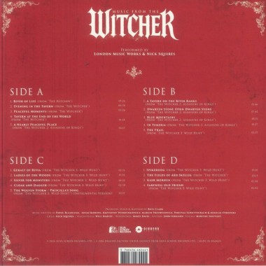 Soundtrack - Music From The Witcher(Clear Red Vinyl)(2 LP)