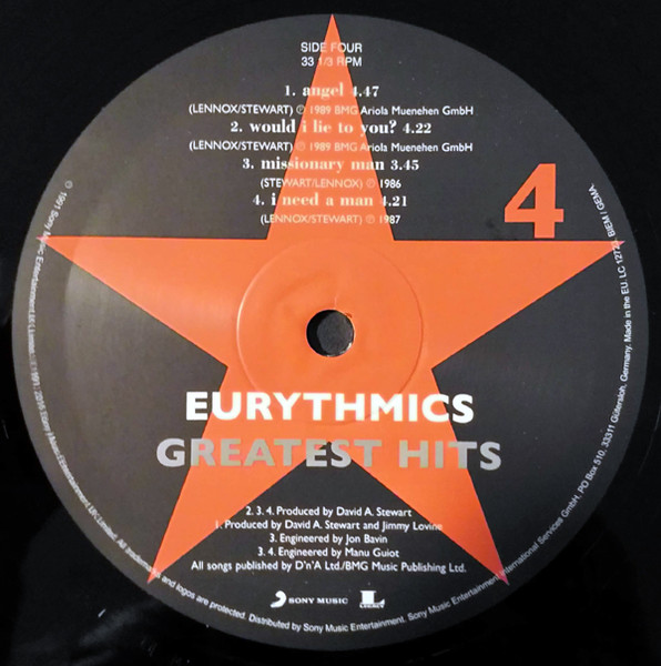 Eurythmics - Greatest Hits (2LP)