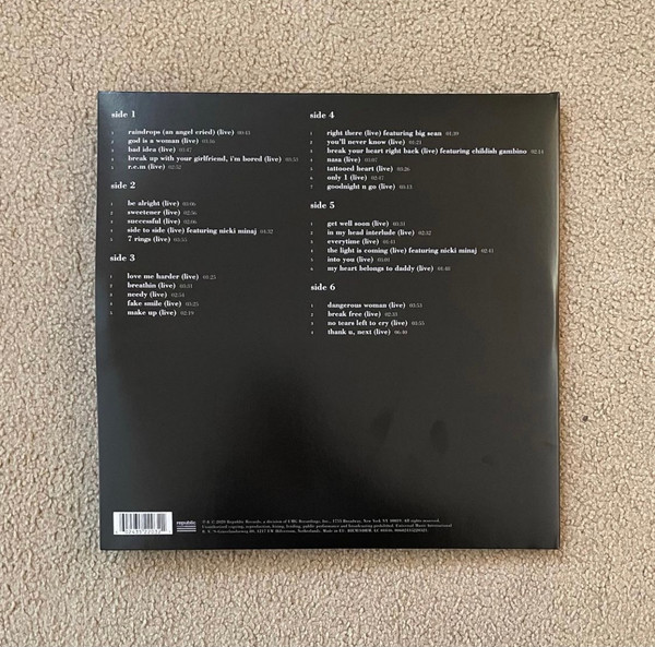 Ariana Grande - Live Greatest Hits. K Bye For Now (Swt Live) (3LP)