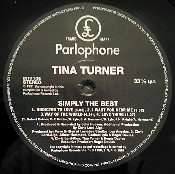 Tina Turner - Simply The Best (2LP)